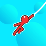 stickman hook android application logo